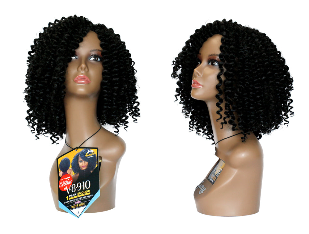 ZURY NATURAL STAR CROCHET BRAIDS V8.9.10 WATER WAVE (1PACK ENOUGH)