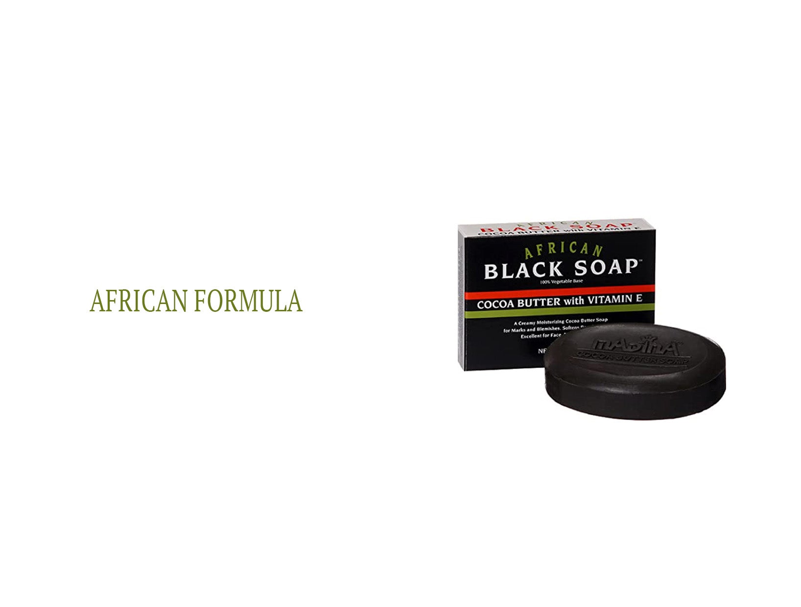 AFRICAN FORMULA BLACK SOAP 3.5oz